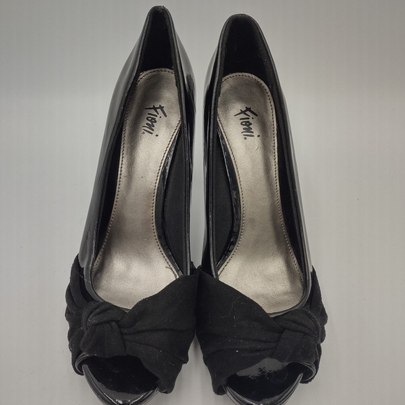 Fioni Shoes Size 6.5 Wide Black - Picture 4 of 11